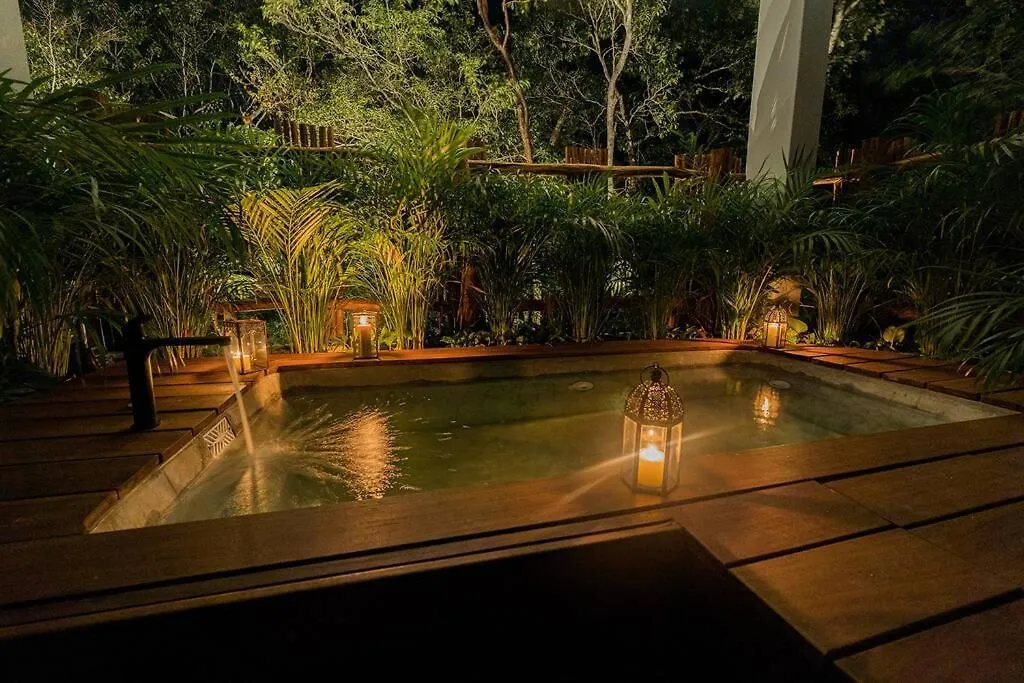 Fantastic 4Br Villa 10Ppl Pool And Jacuzzi Tulum Mexico