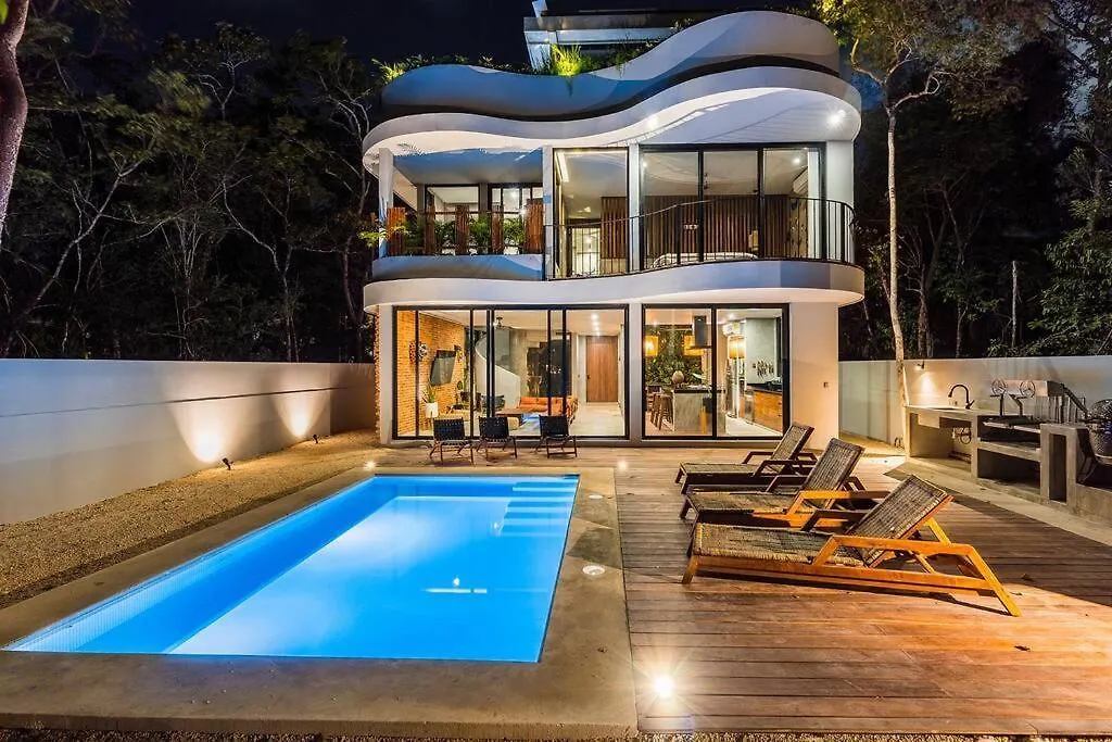 Fantastic 4Br Villa 10Ppl Pool And Jacuzzi Tulum 0*,  Mexico
