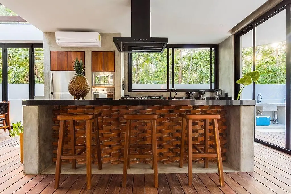 Fantastic 4Br Villa 10Ppl Pool And Jacuzzi Tulum Mexico
